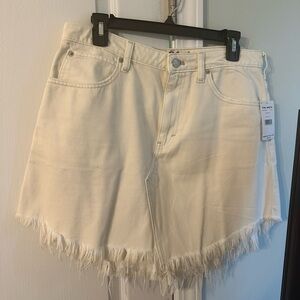 Free people frayed skirt